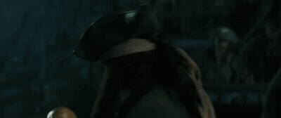 Man With Curly Hair And Beard Says Gross To Woman GIF