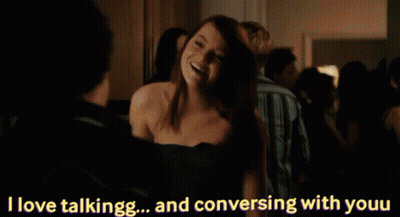 Man With Curly Hair I Love Talking And Conversing With Youu GIF