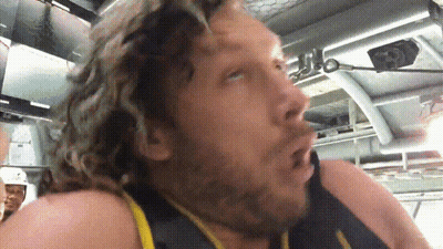 Man With Curly Hair Making Funny Face GIF