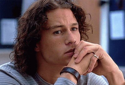 Man With Curly Hair Resting Head On Hands GIF