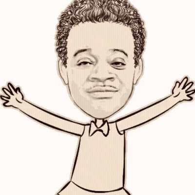 Man With Curly Hair Saying Biu Biu Biu GIF