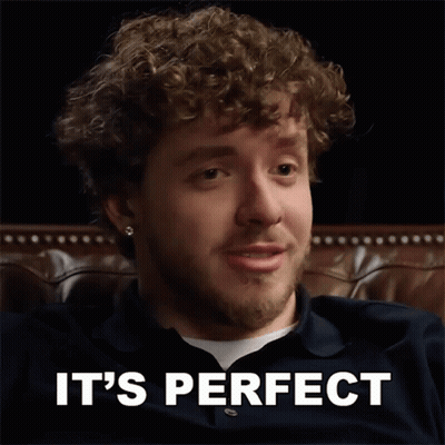 Man With Curly Hair Saying Its Perfect GIF