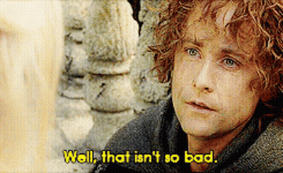 Man With Curly Hair Says Well That Isn't So Bad GIF