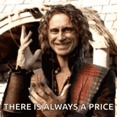 Man With Curly Hair Smiling And Gesturing GIF