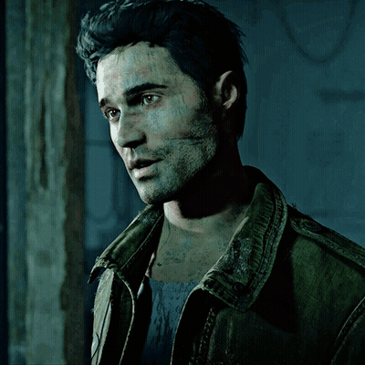 Man With Dirty Jacket Close Up GIF