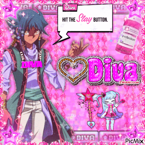 Man With Diva GIF