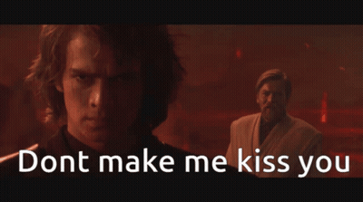 Man With Do Not Kiss Me GIF