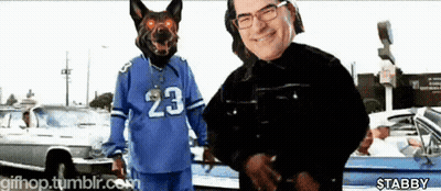 Man With Dog Head Wearing Jersey Number 23