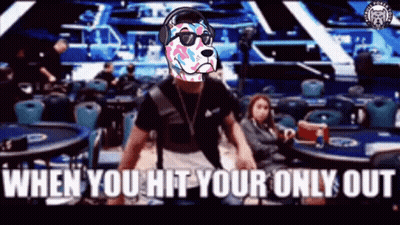 Man With Dog Mask Headphones And Sunglasses In Casino GIF
