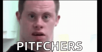 Man With Down Syndrome Making Funny Face Pitfchers GIF