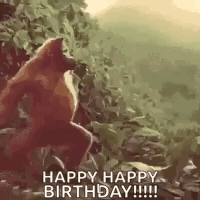 Man With Down Syndrome Making Funny Face Saying Happy Birthday GIF