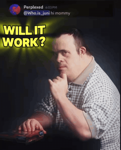 Man With Down Syndrome Saying Will It Work GIF