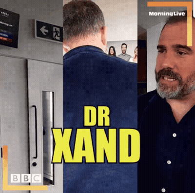 Man With Dr Xand On Shirt GIF