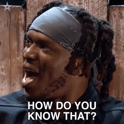 Man With Dreadlocks And Bandana Saying How Do You Know That GIF
