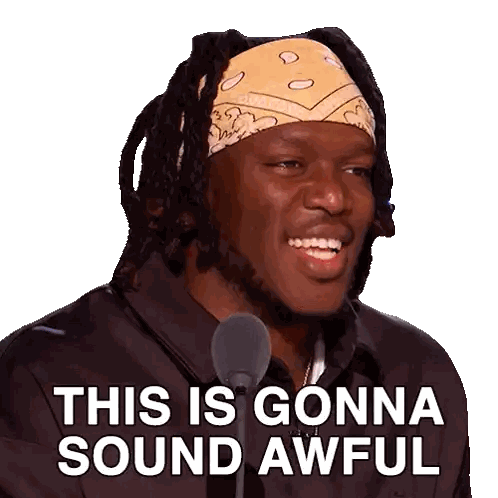 Man With Dreadlocks And Bandana Says This Will Sound Awful Sticker