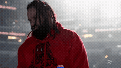 Man With Dreadlocks And JBPD Hoodie GIF