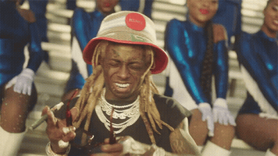 Man With Dreadlocks And Red Hat With Letter G GIF