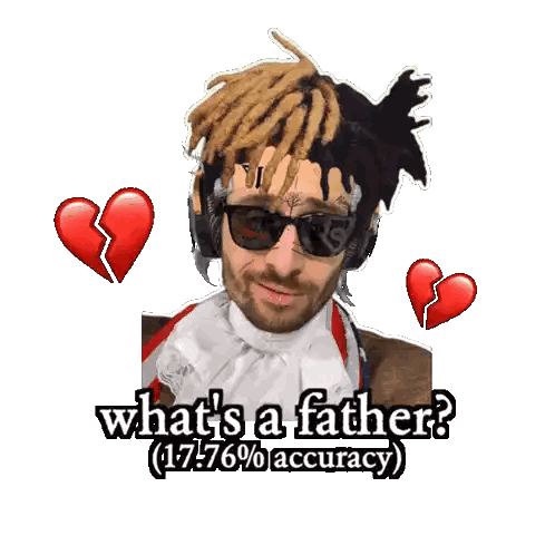 Man With Dreadlocks And Sunglasses Saying What Sticker