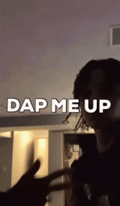 Man With Dreadlocks Dap Me Up Sign GIF