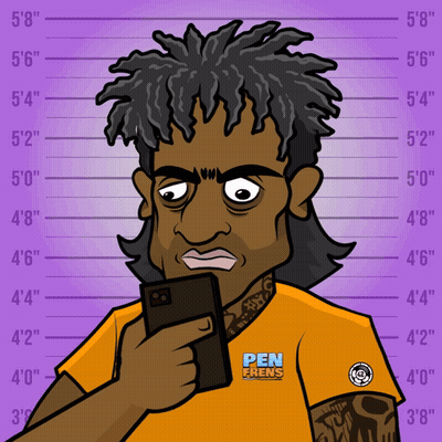 Man With Dreadlocks Holding Cell Phone GIF
