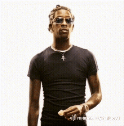 Man With Dreadlocks Holding Snake Around Neck GIF