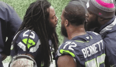 Man With Dreadlocks In 72 Bennett Jersey GIF
