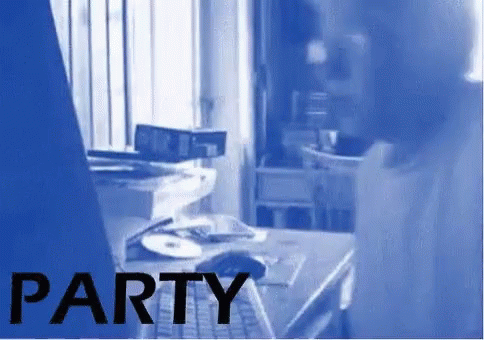 Man With Dreadlocks In Black Adidas Shirt GIF