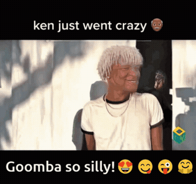 Man With Dreadlocks Ken Just Went Crazy Goomba So Silly GIF