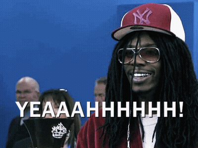 Man With Dreadlocks NY Hat Saying Yeah GIF