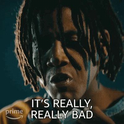Man With Dreadlocks Saying It's Really Bad GIF