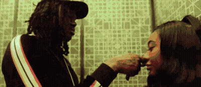 Man With Dreadlocks Saying Shhh GIF