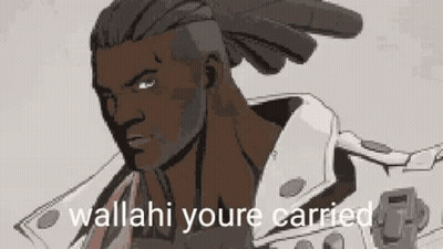 Man With Dreadlocks Saying Wallahi Youre Carried GIF