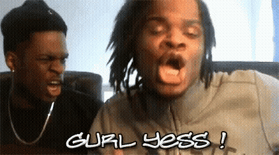 Man With Dreadlocks Screaming Gurl Jess GIF