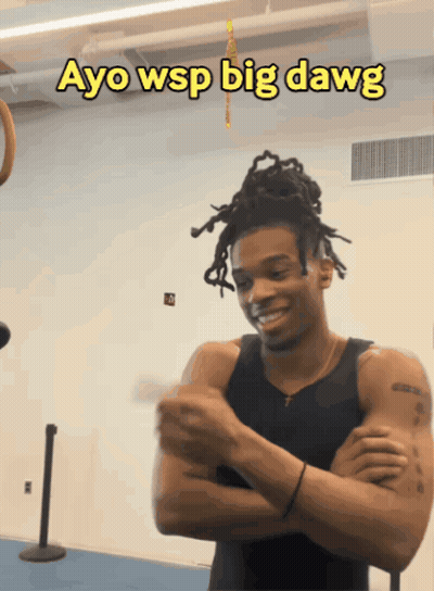 Man With Dreadlocks Smiling Ayo Wsp Big Dawg GIF