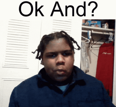 Man With Dreadlocks Standing In Front Of Closet Saying Ok And GIF