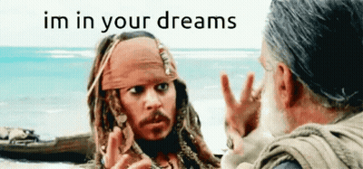Man With Dreadlocks Talking To Another Man Im In Your Dreams GIF