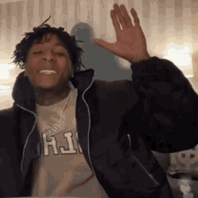 Man With Dreadlocks Tattoo Saying I Love You GIF