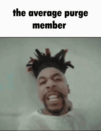 Man With Dreadlocks The Average Purge Member GIF
