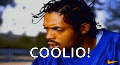 Man With Dreadlocks Wearing Blue Nike Shirt GIF