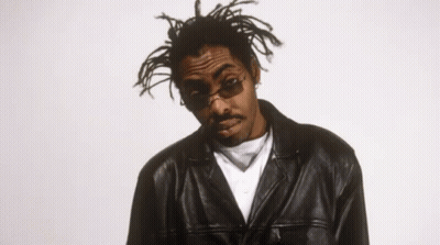 Man With Dreadlocks Wearing Sunglasses And Leather Jacket GIF