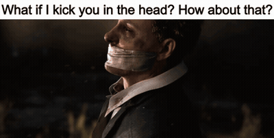Man With Duct Tape On Mouth GIF