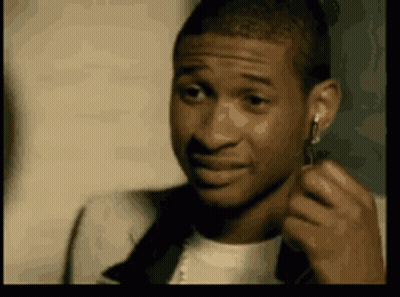 Man With Ear Buds Funny Face GIF