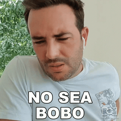 Man With Earbuds And No Sea Bobo Shirt GIF