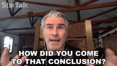Man With Earbuds Asking How Did You Come To That Conclusion GIF