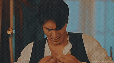 Man With Earpiece Close Up GIF