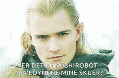 Man With Er Det Fn Sushirobot Alveoyne Mine Skuer GIF