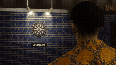 Man With Eye Patch Holding Dart GIF