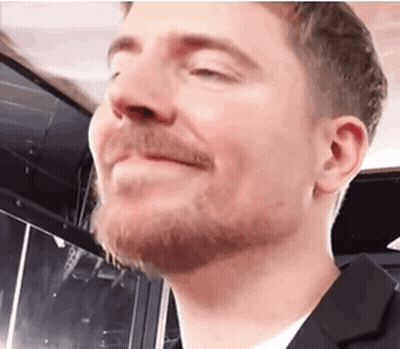 Man With Eyes Closed And Beard GIF