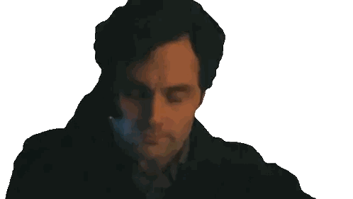 Man With Eyes Closed And Fuck On Face Sticker