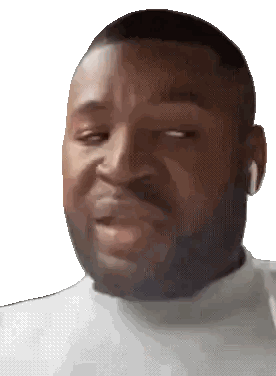 Man With Eyes Closed And Mouth Open Sticker